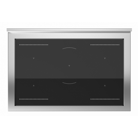 BERTAZZONI MAS95I2EXT Κουζίνα Ηλεκτρική με 2 Φούρνους και Επαγωγικές Εστίες 90cm Inox